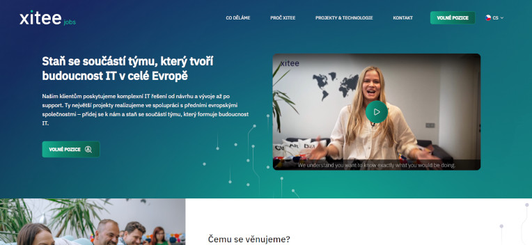 Kariérní web + Teamio